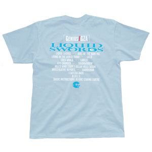 Liquid Swords Track Tee - Light Blue