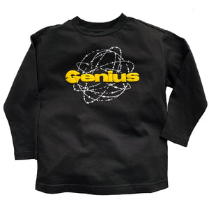 Children's Gza Genius Puff Print LS Tee